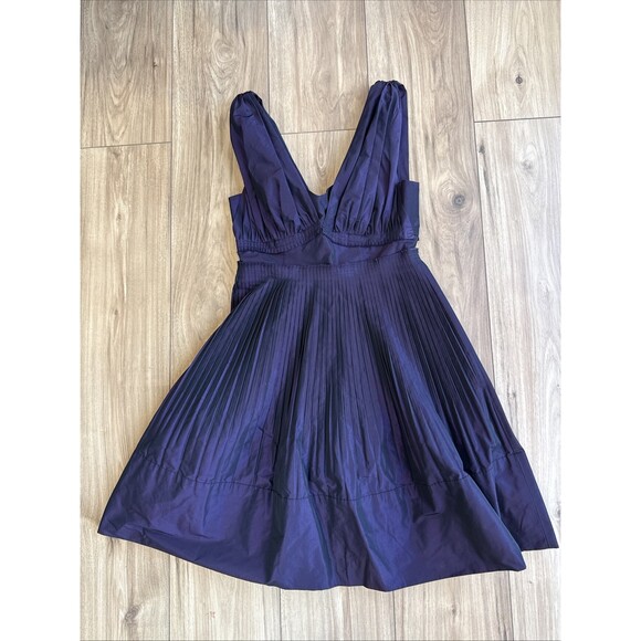 BCBGeneration Dresses & Skirts - BCBGeneration Deep Purple Pleated Mini Dress